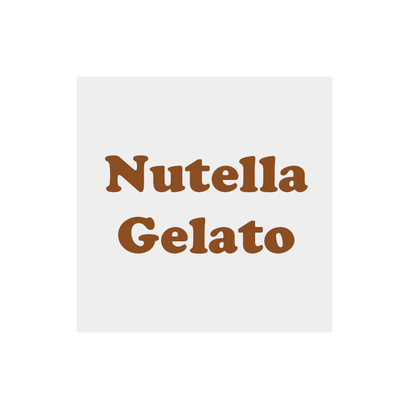 Nutella gelato