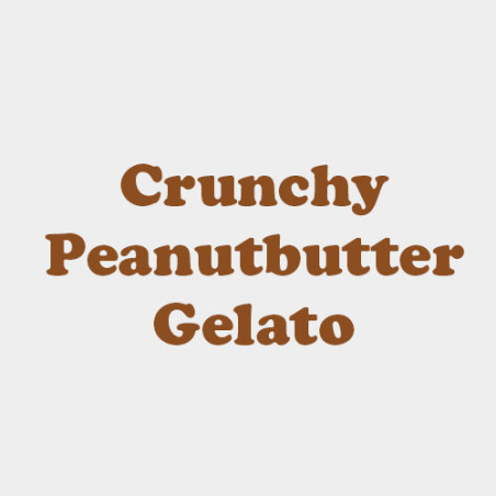 Crunchy peanutbutter gelato